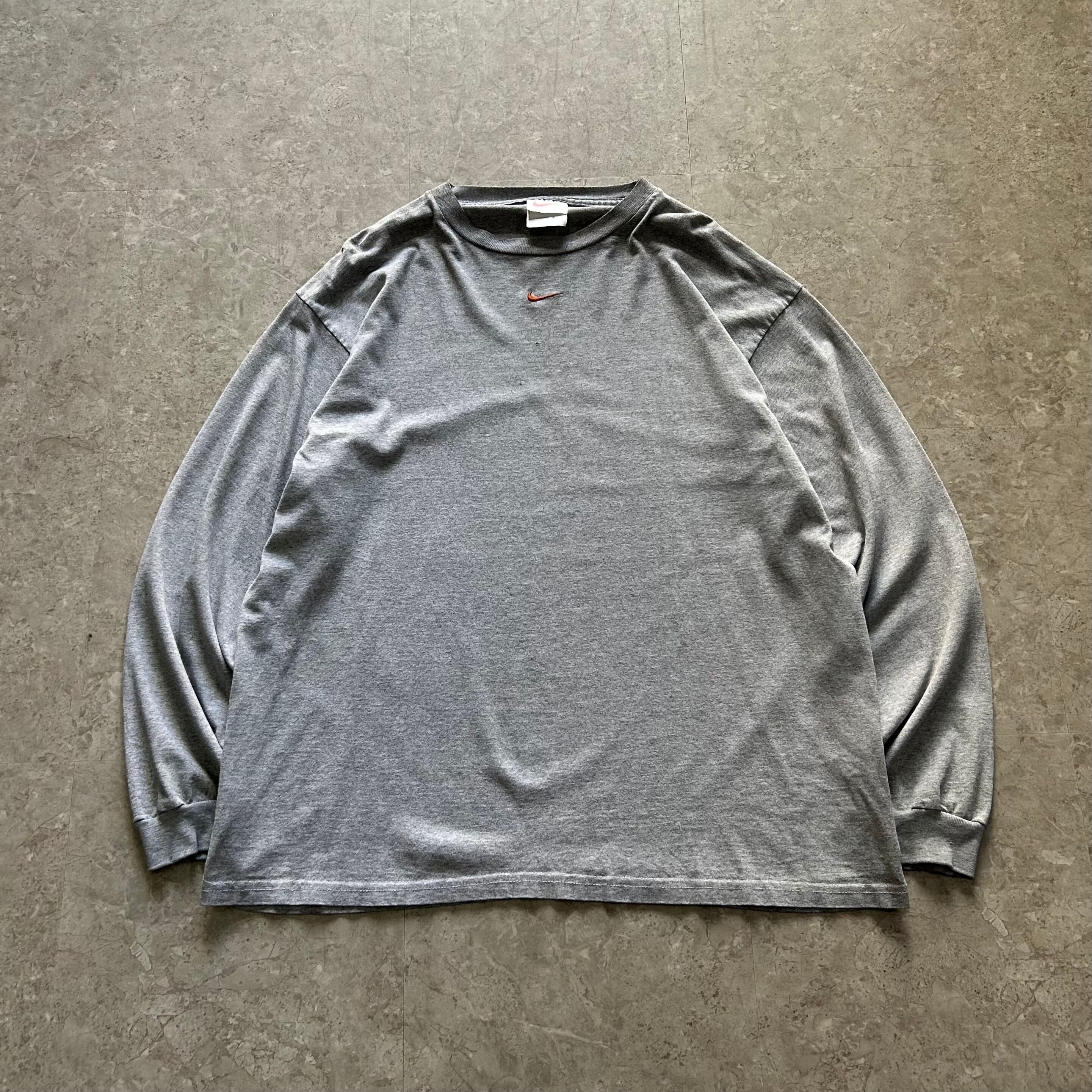 90s NIKE small swoosh L/S T-shirt【仙台店】
