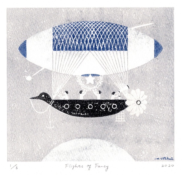 版画シート　Flights of Fancy