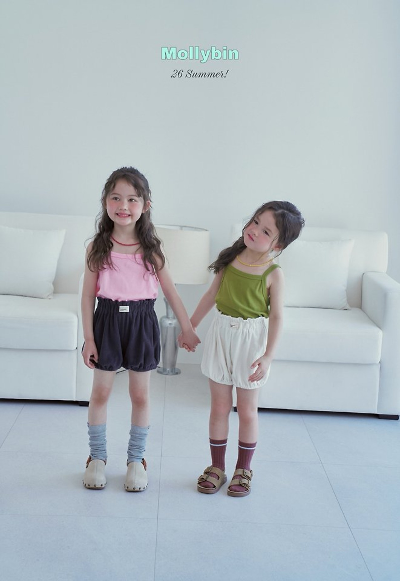[Mollybin] Bebeteri Half Pants (JS) / [몰리빈] 베베테리하프팬츠 (JS)