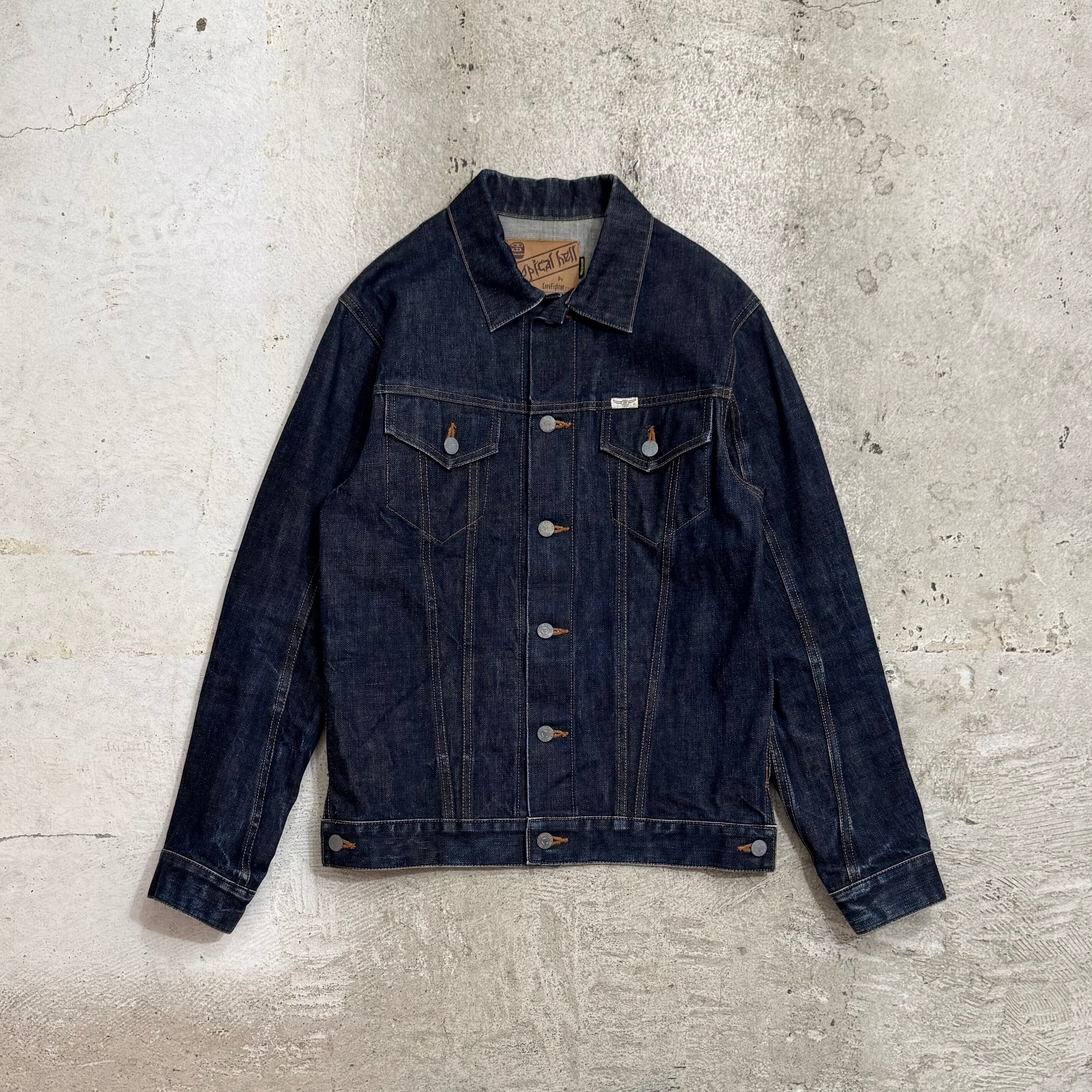 Core fighterデニムジャケット Lサイズ Core Fighter Lサイズ デニムジャケット corefighter デニムジャケット