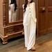 【2点セット】バックスリットベスト＋ワイドパンツ ・11073