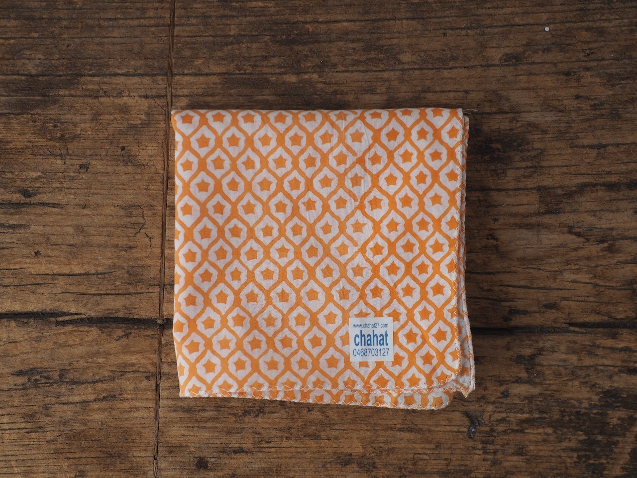 156ri050 Block Print Bandana c20