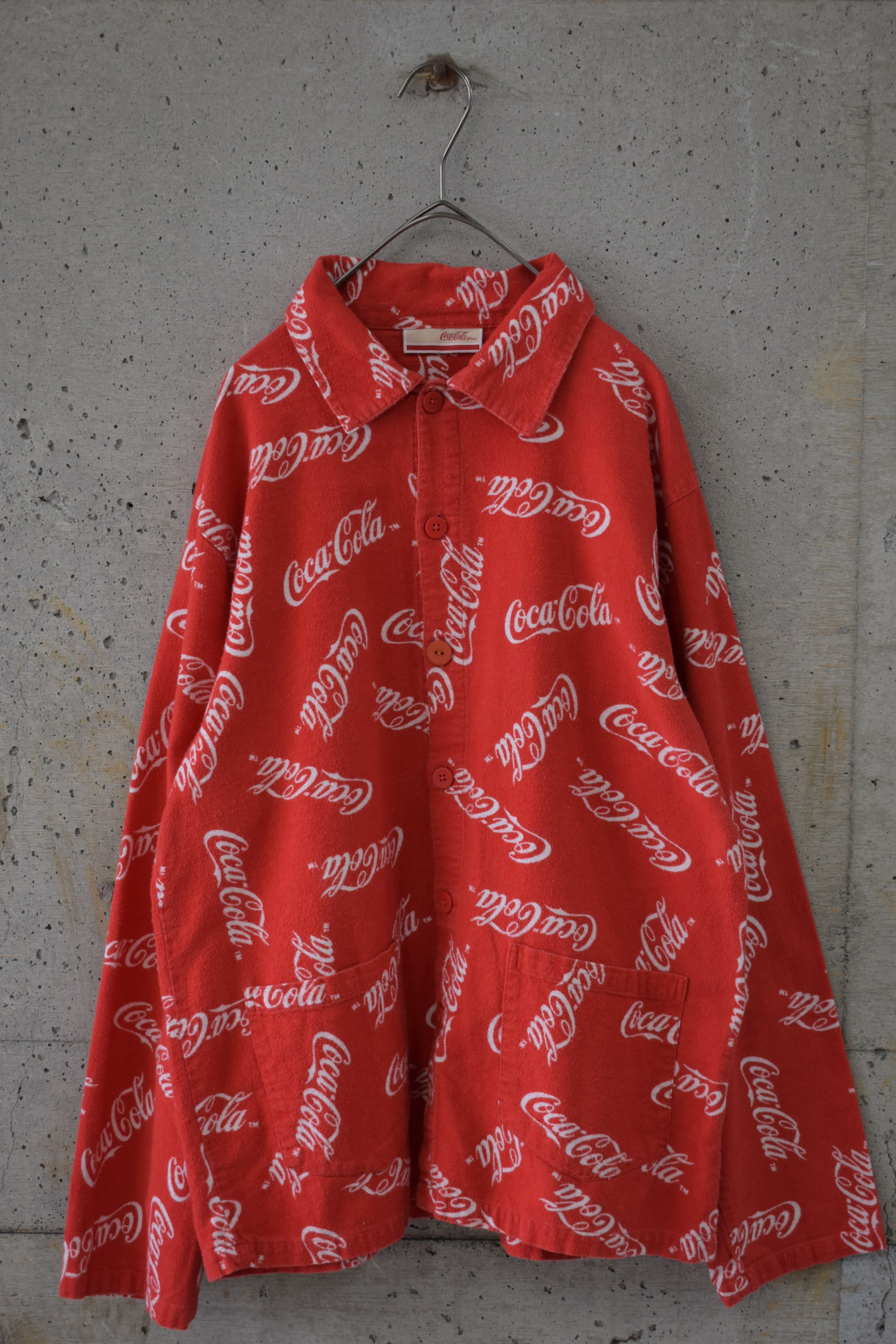 Red Coca-Cola shirt or blanket