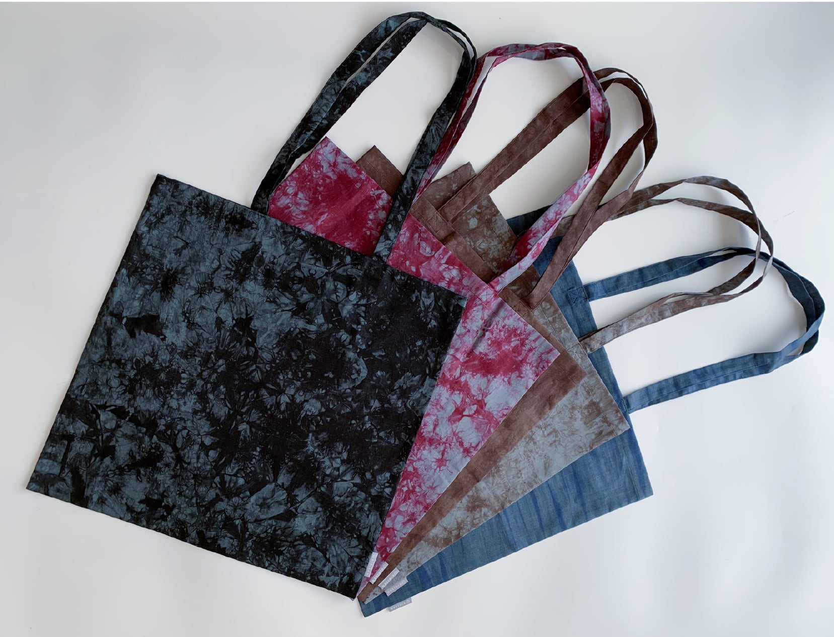 HAND DYE DAILY TOTE BAG 【BROWN GRAY】 | KIRISEN 桐染