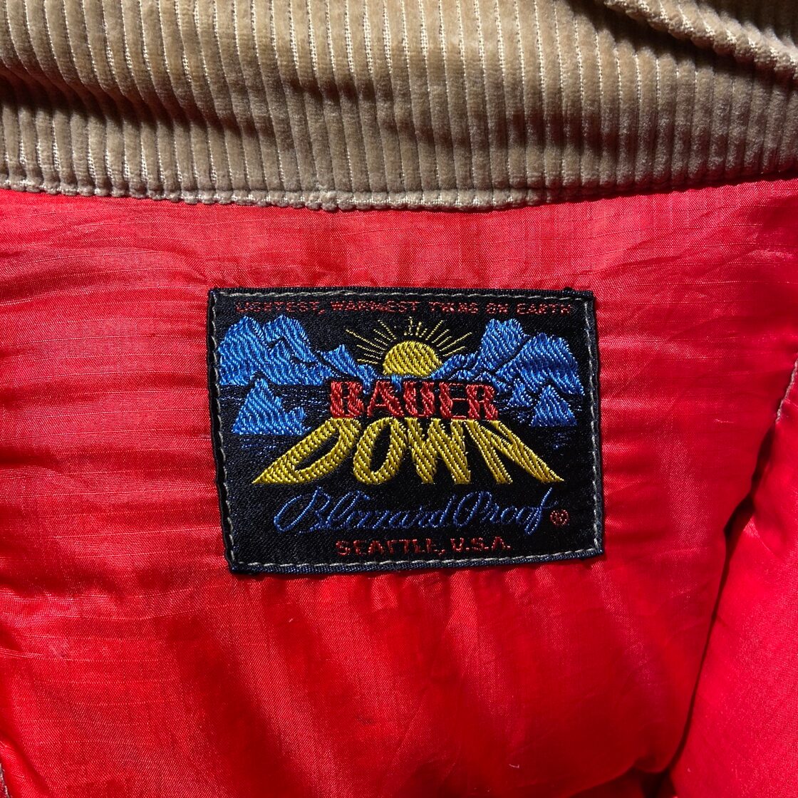 60年代 Eddie Bauer エディーバウアー 日の出タグ グースダウン 