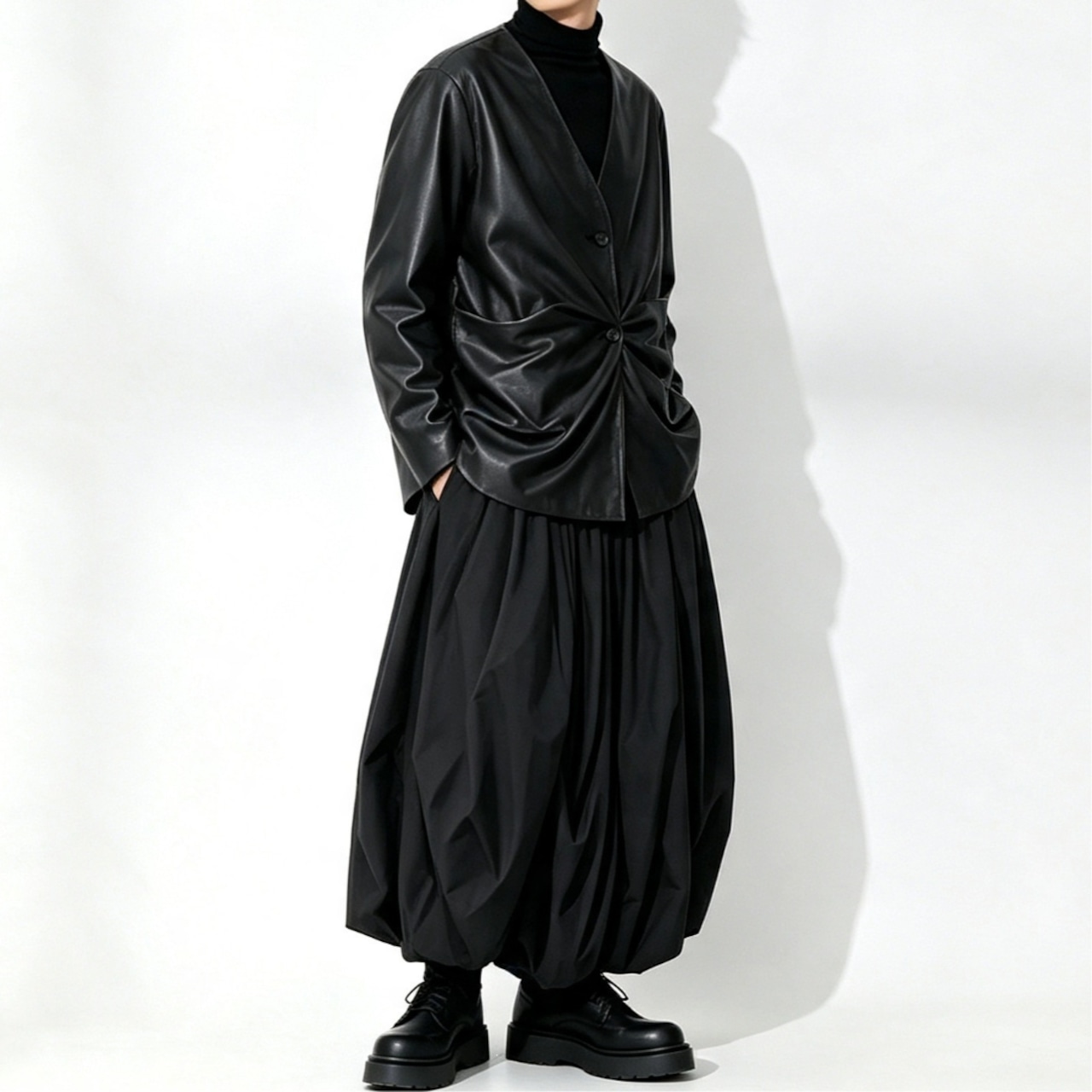 V Neck Pocket Jacket　B2578・画像7