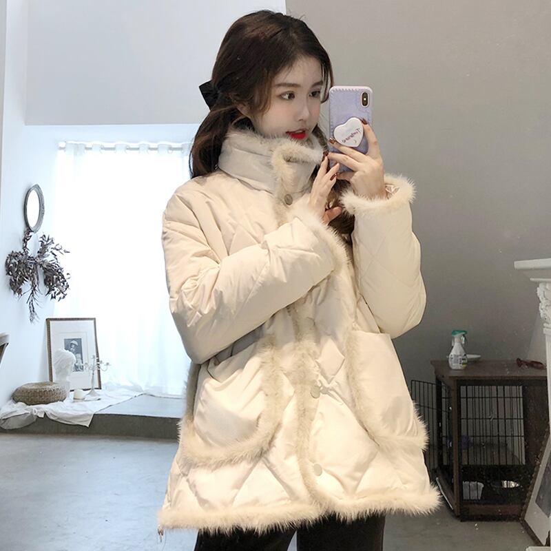 ホワイトジャケット オータムウィンタースタイル コットン 秋物 冬物 試着室97075451391