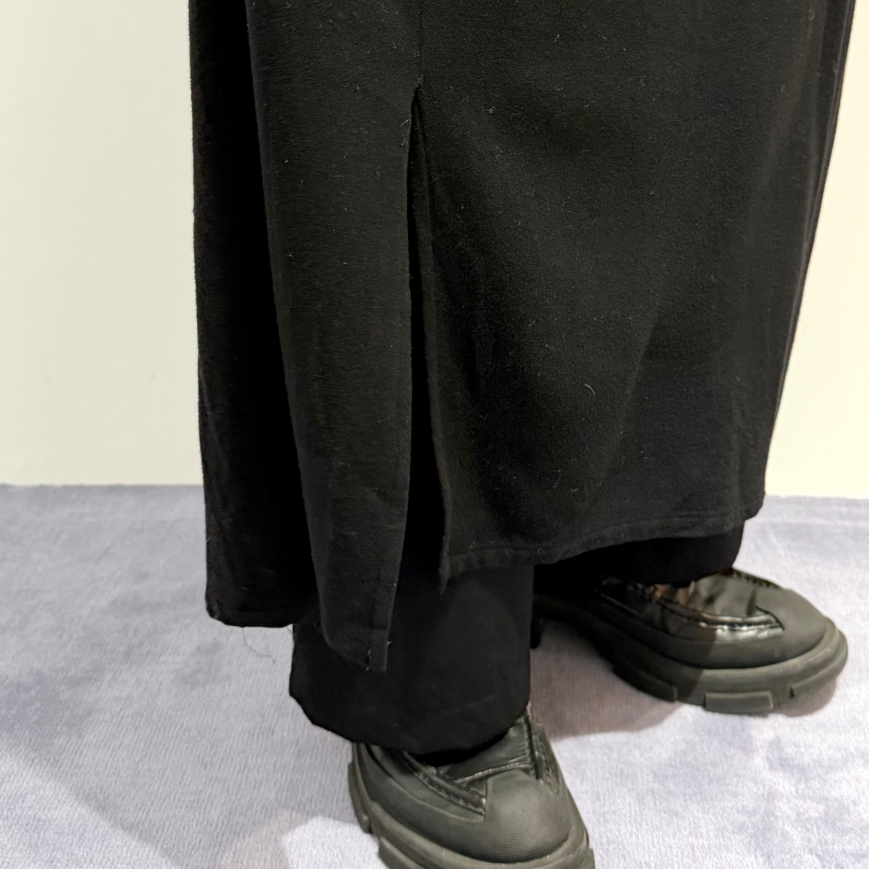 Yohji Yamamoto+NOIR スリット ロングスカート ヨウジヤマモト