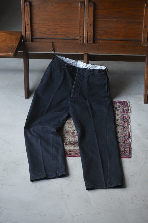 CIOTA / Denim Slacks (Medium Black)