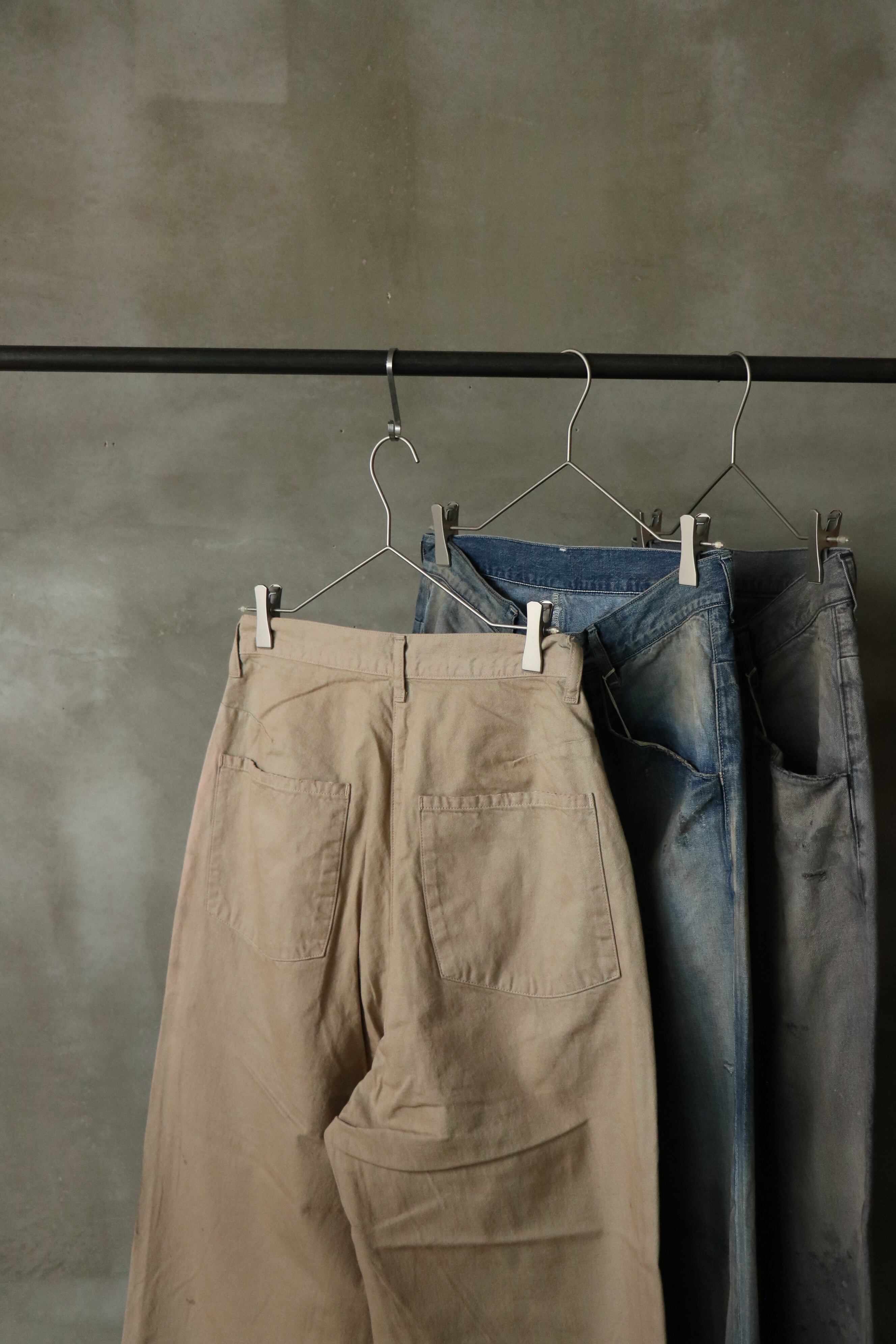 即完売 25aw ANCELLM アンセルム DENIM WIDE SLACKS ANCELLM/アンセルム/DENIM WIDE SLACKS | GARDEN（ガーデン