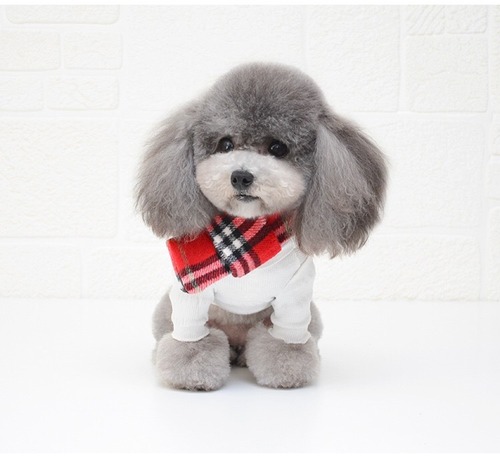 チェックマフラー