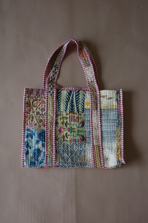 Patchwork Quilted Reversible Tote