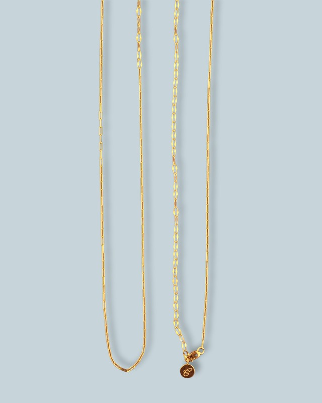 super long necklace -gold-