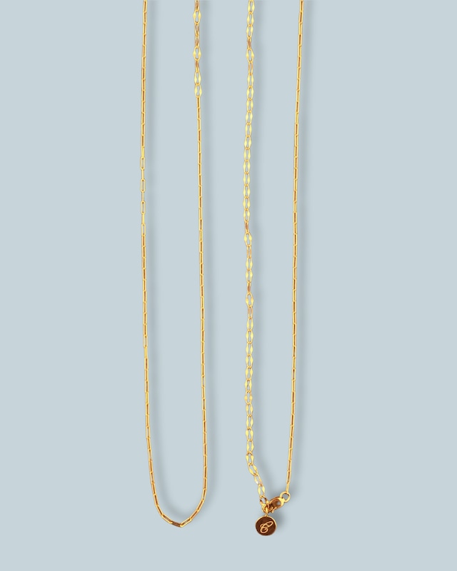 super long necklace -gold-