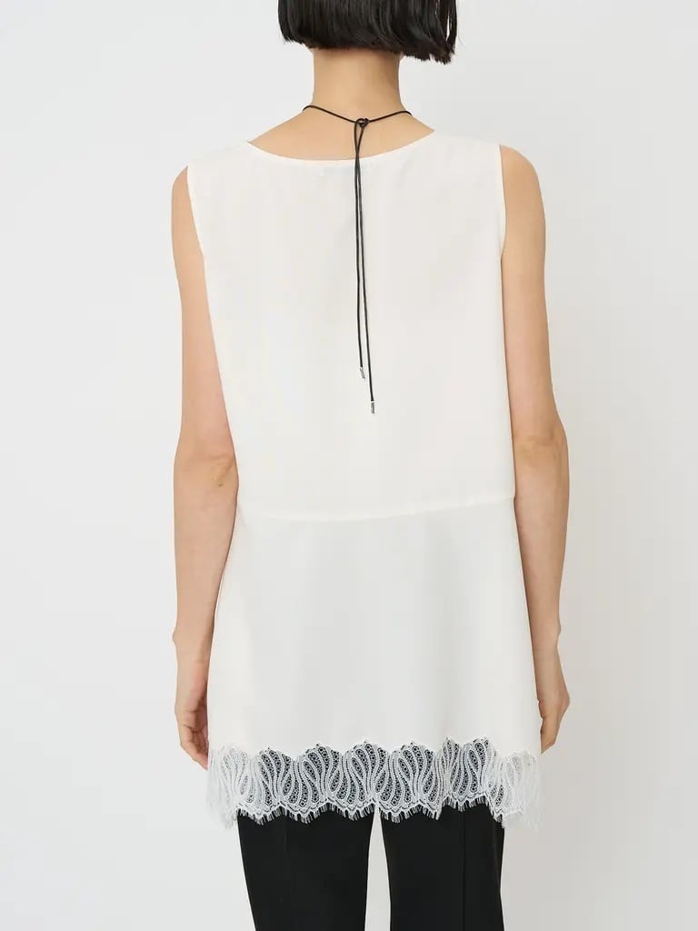 【CHIGNON】ヘムレースサテンタンク　1561-061