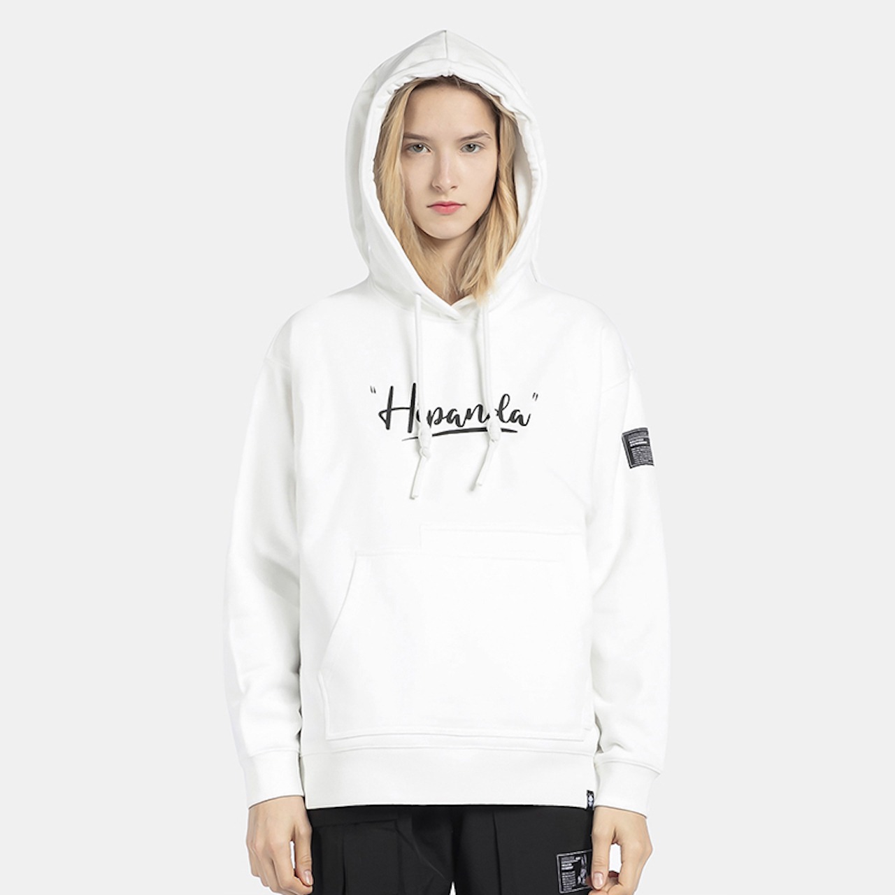 SALE 送料無料 【HIPANDA ハイパンダ】レディース フーディー スウェット WOMEN'S HOODIE SWEAT SHIRT WITH RABBIT EARS / WHITE・BALCK