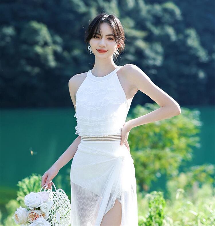 温泉 水着 3点セット 上品映え セクシー 新品 スリム 保守的 学生