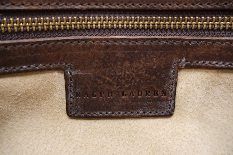 00's RALPH LAUREN suede × leather saddle Bag | GARYO