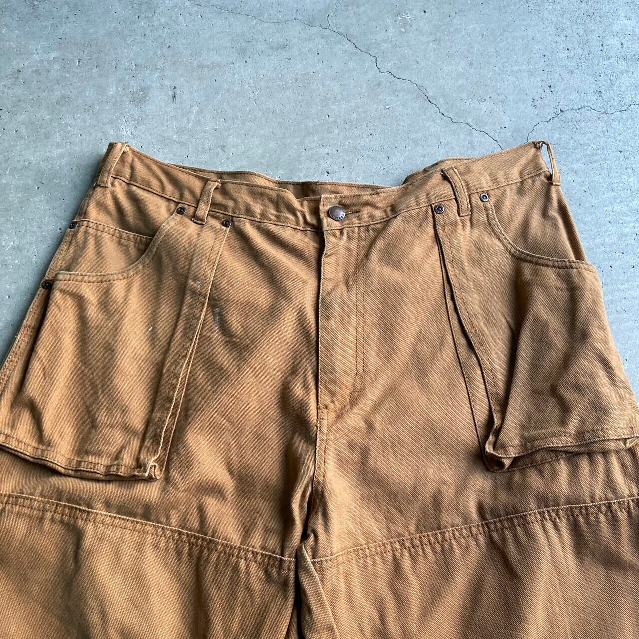 Dickies ダック地 ダブルニー ペインターパンツ フェード ビックサイズ Dickies ディッキーズ ダック地ワークパンツ ダブルニー