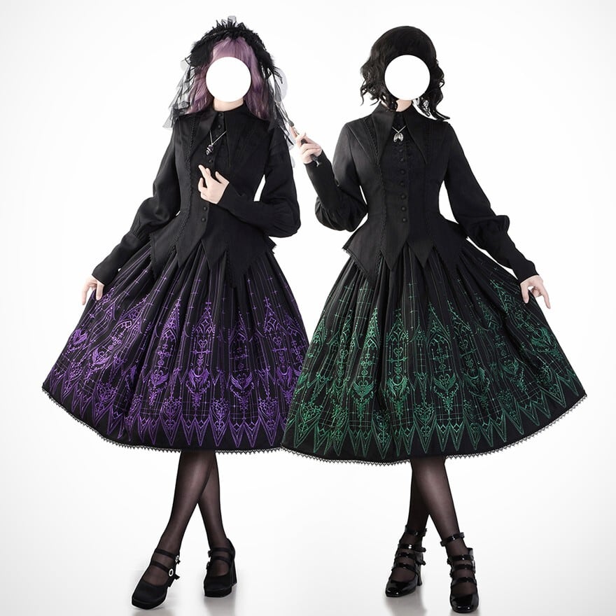 ゴスロリ ブラウス シャツ バルモア襟 ピンタック入り 高級 高見え パーティコーデ 大人ゴシック アラサー30代