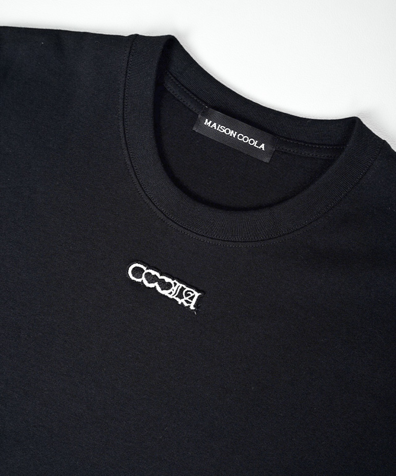 【直営限定ITEM】ヘムレースルーズTシャツ (BLACK)　CQ-49004H