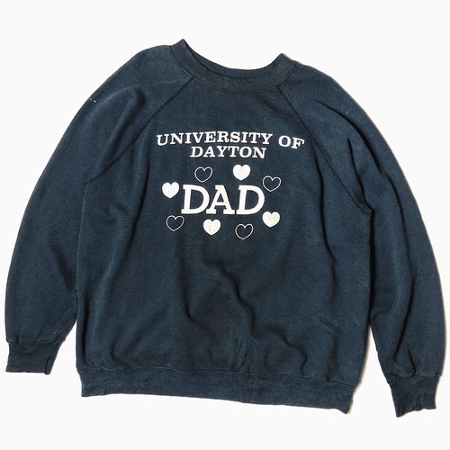 Vintage 70〜80's【Velva Sheen】"UNIVERSITY OF DAYTON DAD" Sweat