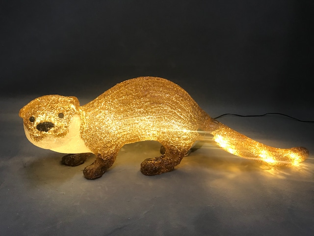3Dモチーフライト　カワウソ