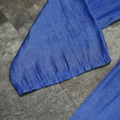 drape silhouette gloss wide cargo pants