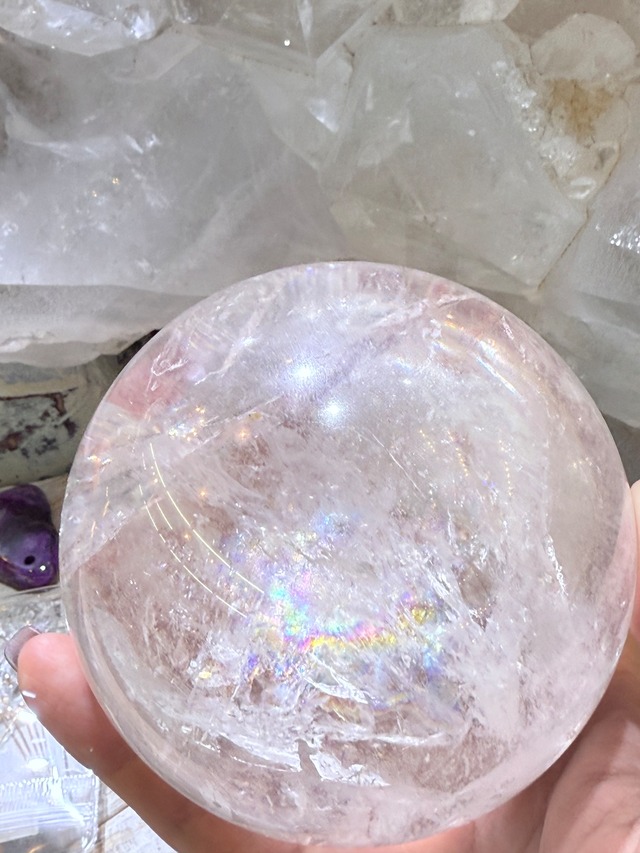 ！虹入り！レムリアンクオーツ