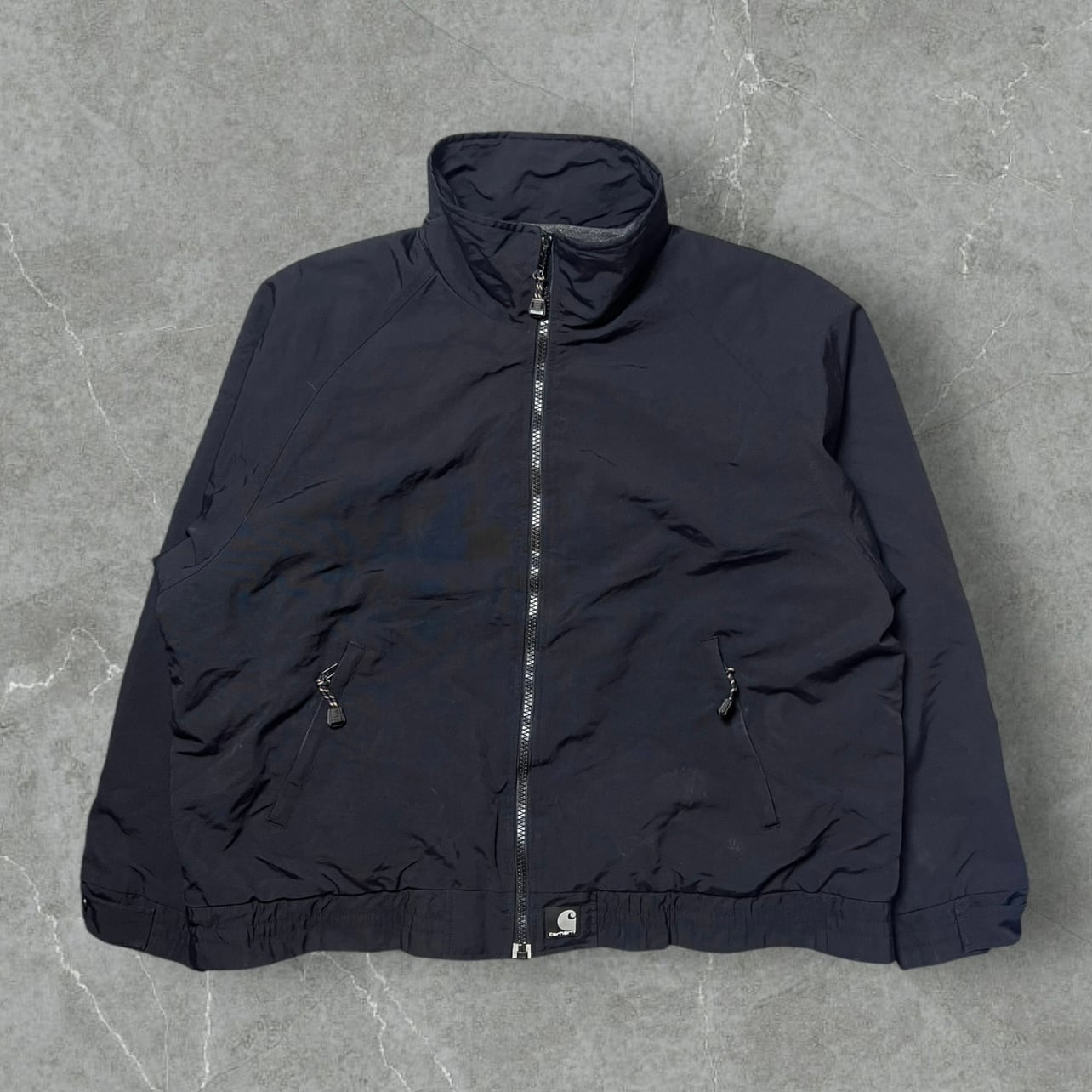 90s フィラ 中綿 アノラックジャケット ブラック レッド XL FILA