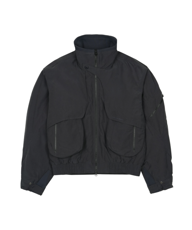 [SAN SAN GEAR] BOMBER JACKET WASHED NAVY 正規品 韓国ブランド 韓国通販 韓国代行 韓国ファッション sansan san san sansangear サンサンギア