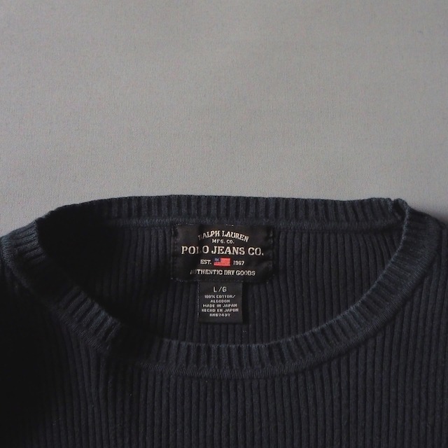POLO JEANS CO. Cotton Rib Knit
