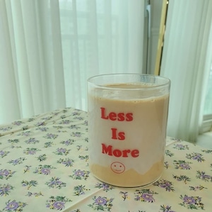 less is more glass cup / 韓国 コップ