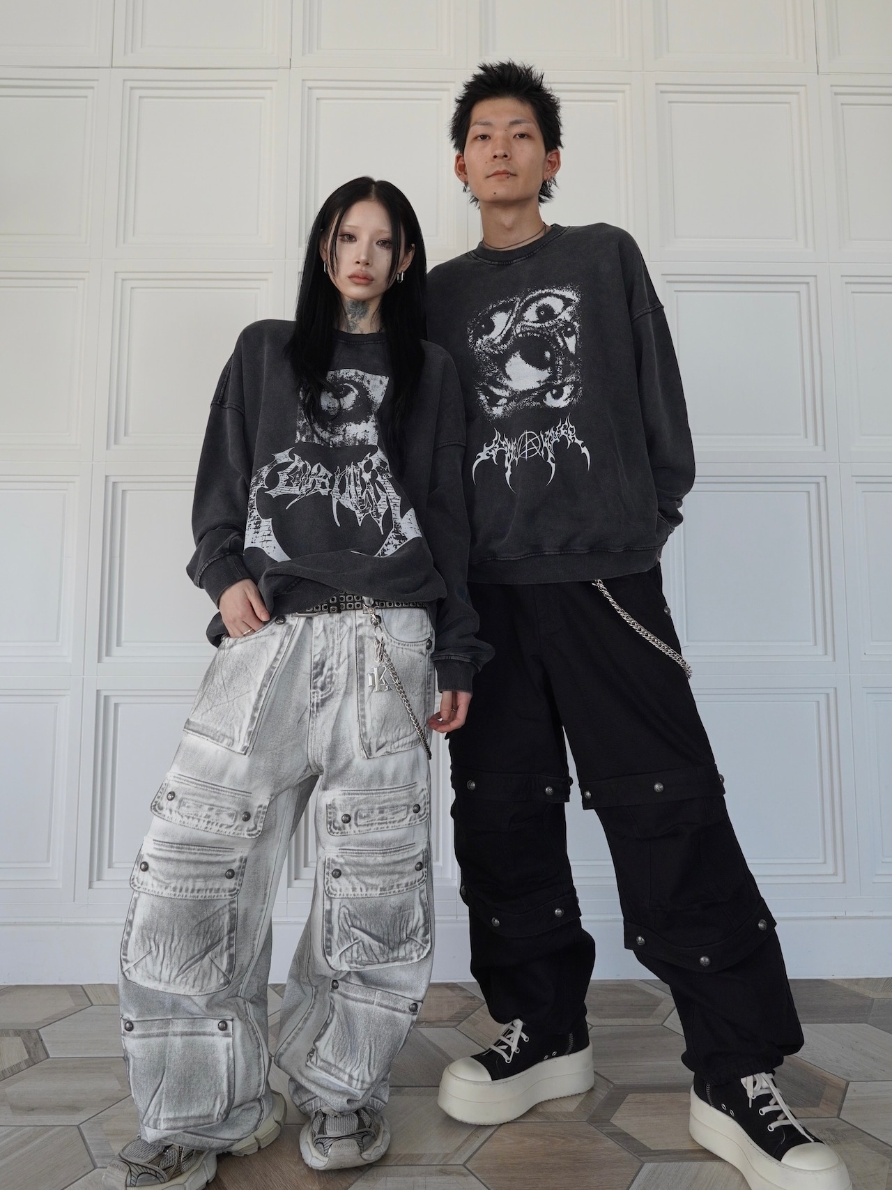 【LOVE KILLER】Eye Graphic logo sweat by ruptivey Ver.2