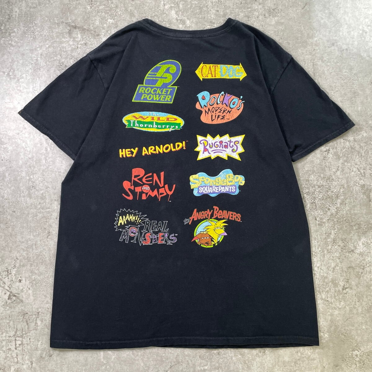 nickelodeon ニコロデオン スポンジボブ キャラクタープリントTシャツ