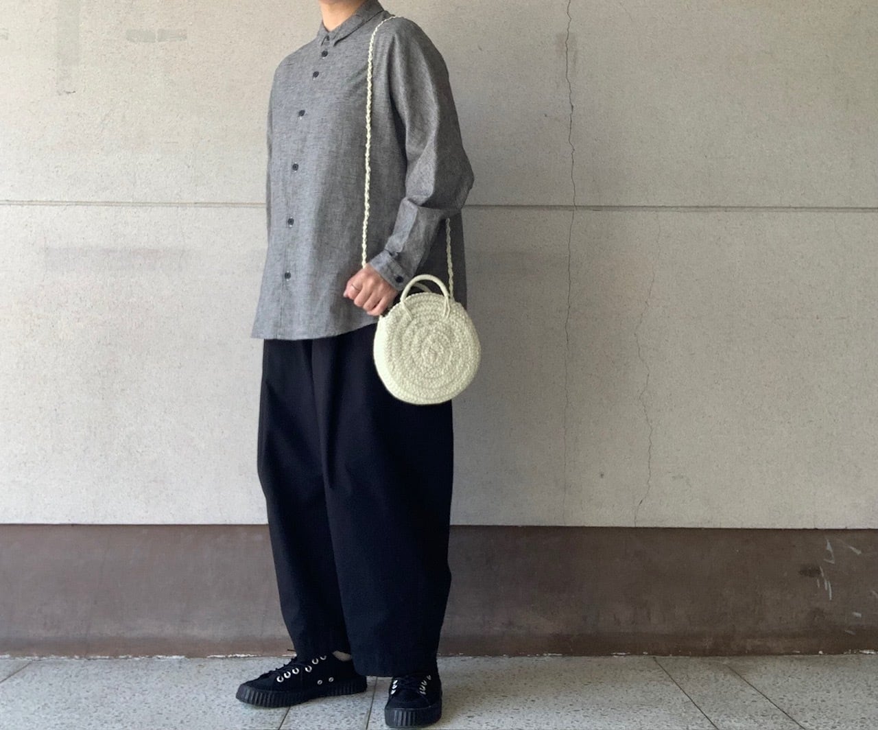 Aeta】LEATHER BASKET / CIRCLE BASKET:S / KG07 | eighty88eight