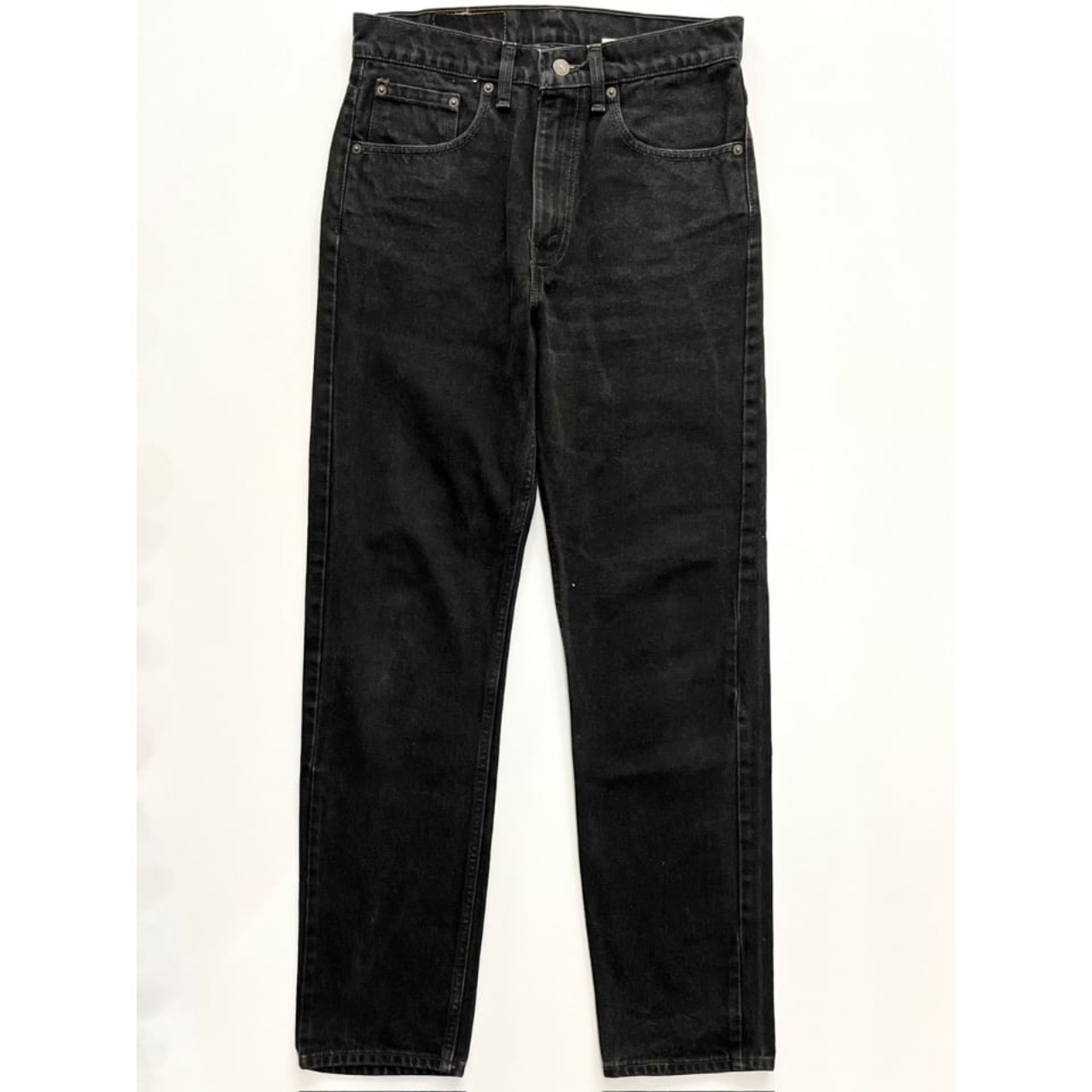 90s Levi’s 505-0260 BLACK DENIM PANTS MADE IN USA  Size W31L32→W31L31