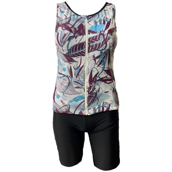 WN-565611 npフィットネス水着 スナップ付きセパレート 総裏地 女性用 サイズ/9号〜15号