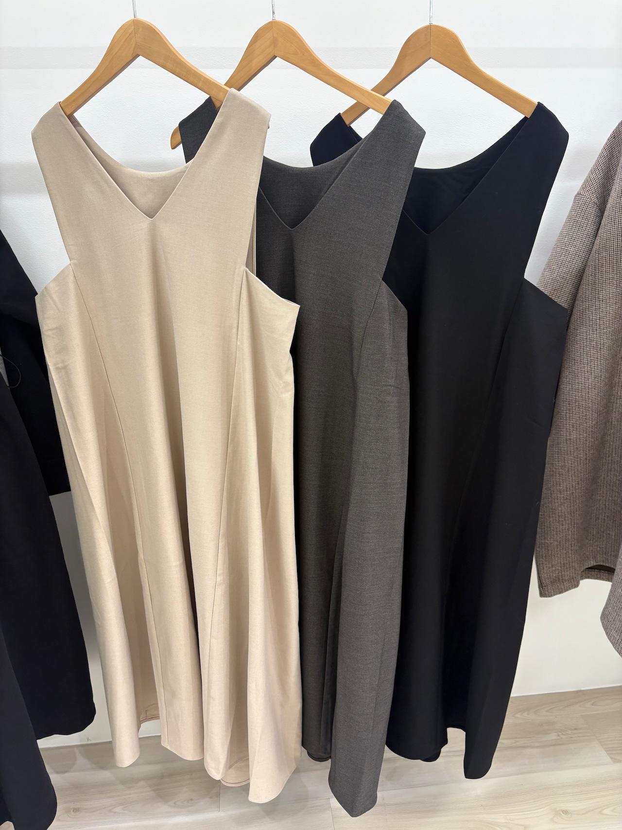 le vent souffle トロピカルウール 2way ジャンパースカート S051