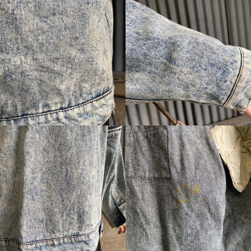 80年代 ヴィンテージ USED ステンシル ケミカルウォッシュ デニム
