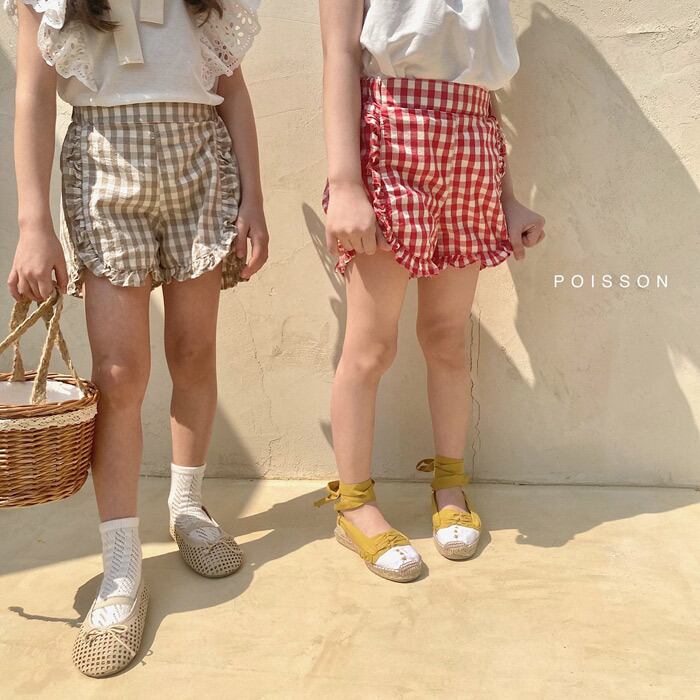 《一部即納》キッズ チェックパンツ