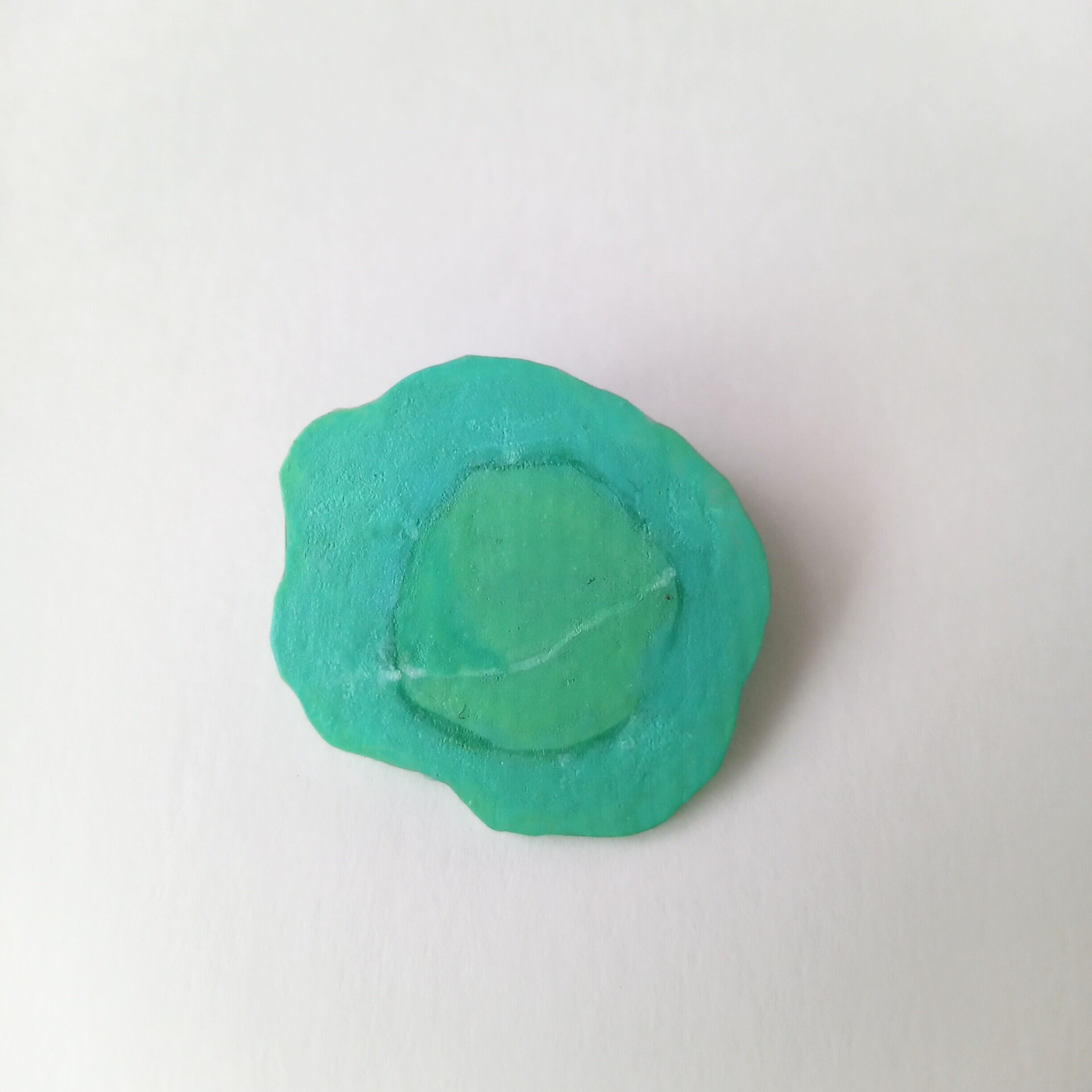 ヘンテコ　ブローチ　「キャベツ」