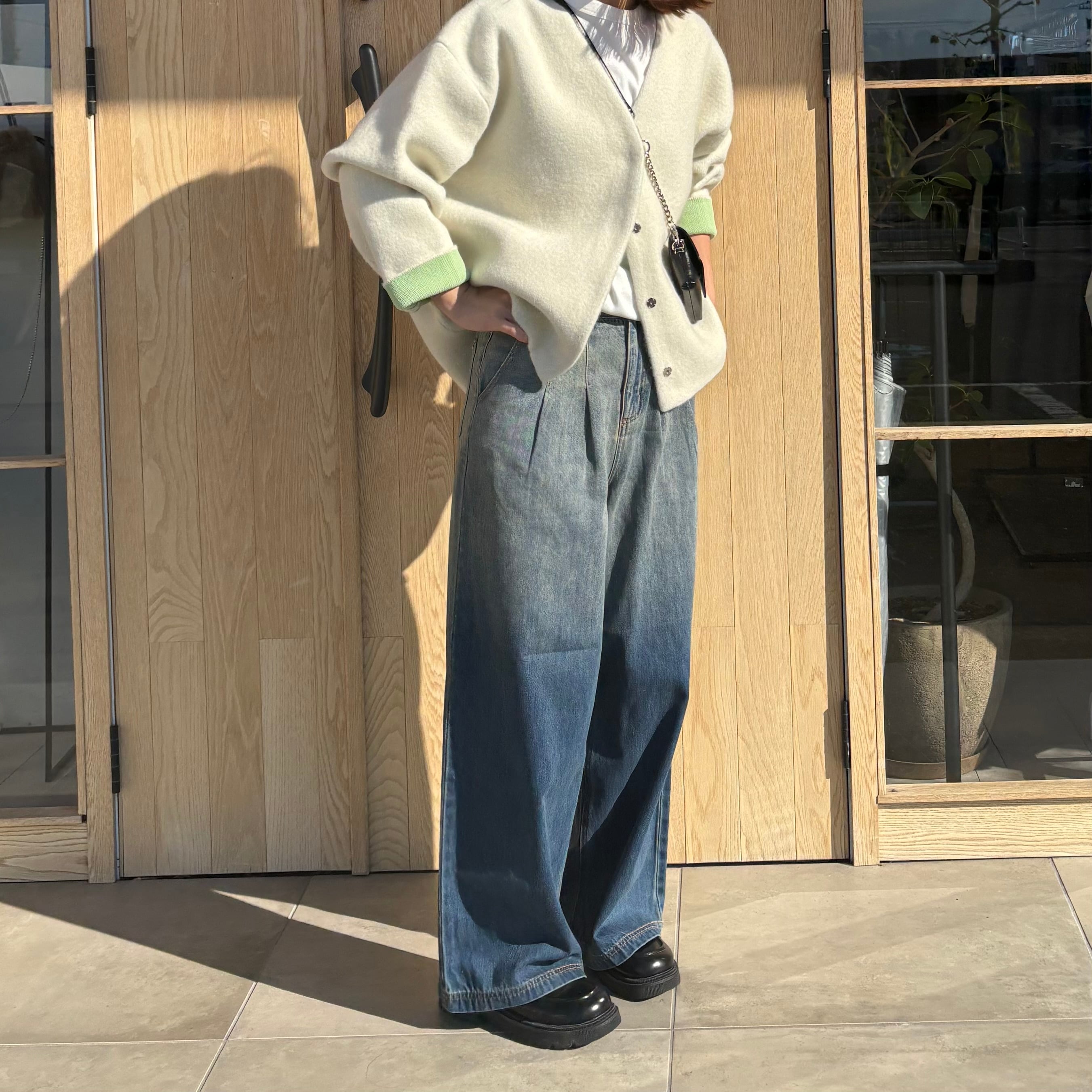 CYNICAL 】ダブルフェイスラクーンニットコーディガン | valance 福井