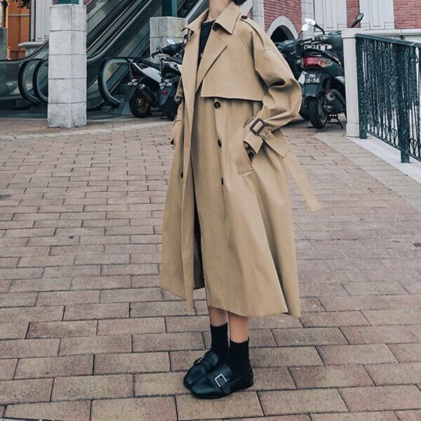 ミドル丈 トレンチコート 2カラー O1727 Y S Closet