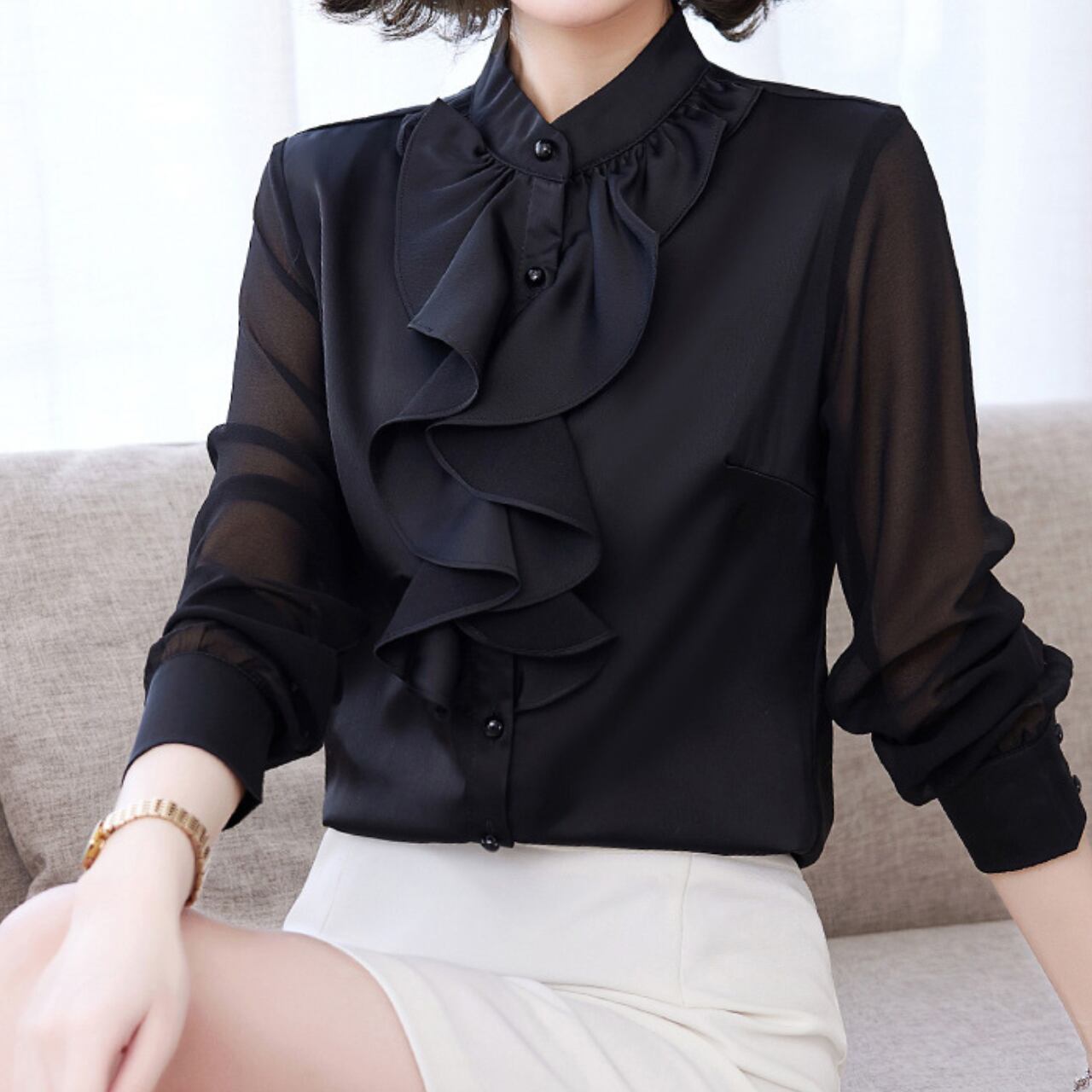 フリルブラウス JC0169