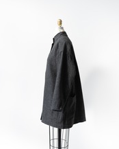 〈ISSEY MIYAKE〉Stand-up collar shirt