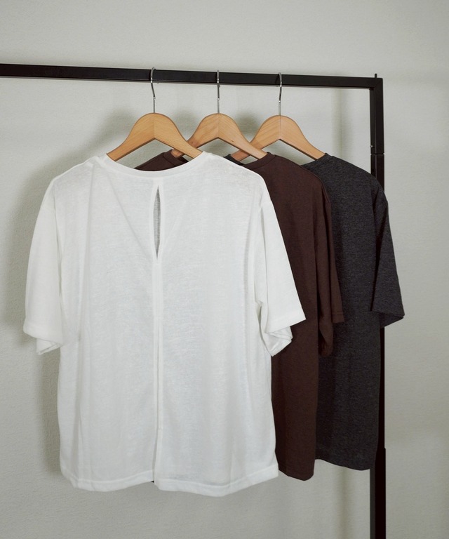 スラブ天竺バックスリットT　5672567 (0520)