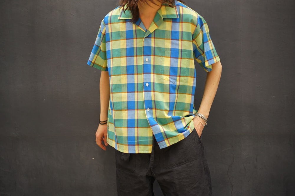ARISTOCRAT] Vintage S/S Open Collar Shirt [1960s-] Vintage Open