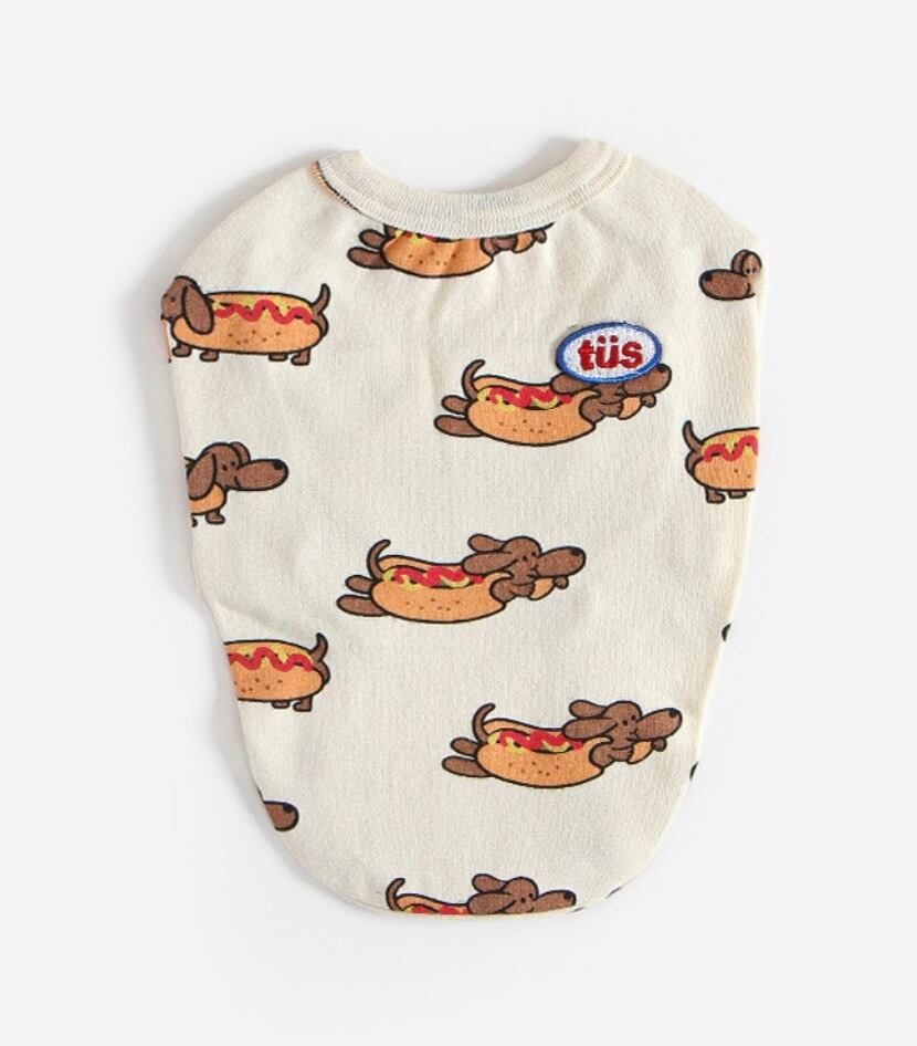 《予約》TU0001 hot dog T shirt