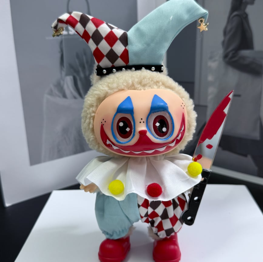 IT/ステファン・キング Labubu ハロウィンコス 恐怖の道化師ペニーワイズ フルセット 雰囲気